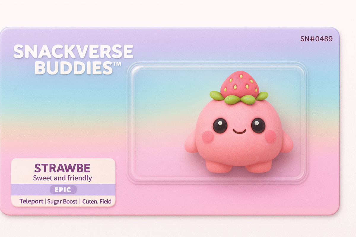 Bán Bộ Prompt Mini Snack Buddy cho Thẻ Sưu Tập AR & NFT