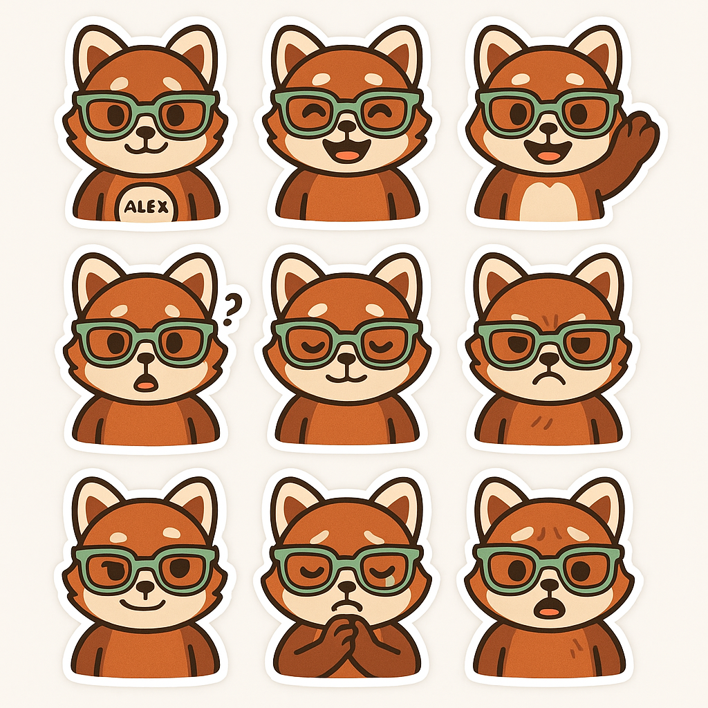 Thiết Kế 3D Avatar Động Vật Thông Minh Dành Cho Nhận Diện Thương Hiệu Cá Nhân