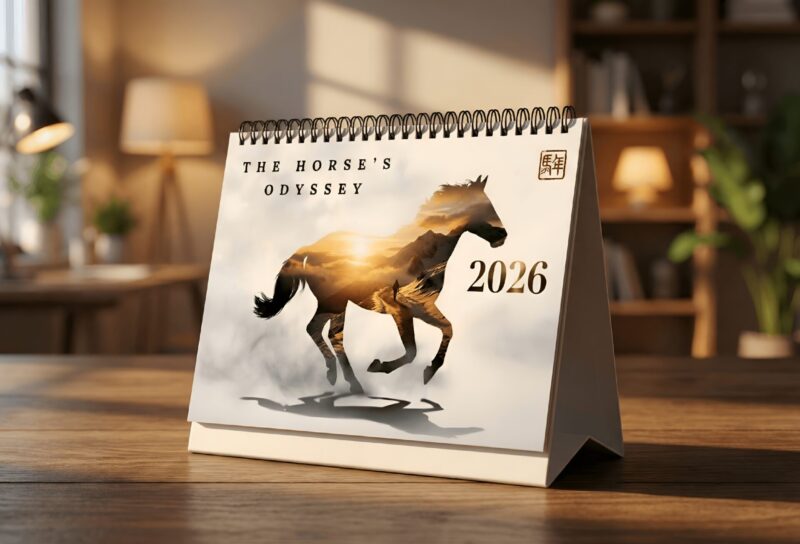 The Horse’s Odyssey — 2026 Narrative Desk Calendar