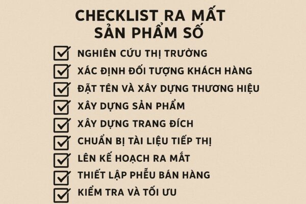 Checklist 7 Ngày Ra Mắt Sản Phẩm Số Đầu Tiên 1