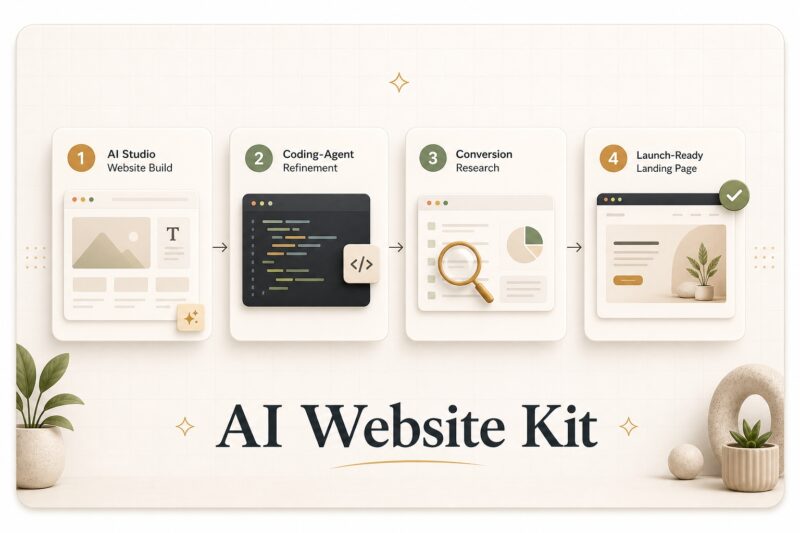 Google AI Studio website conversion workflow kit preview